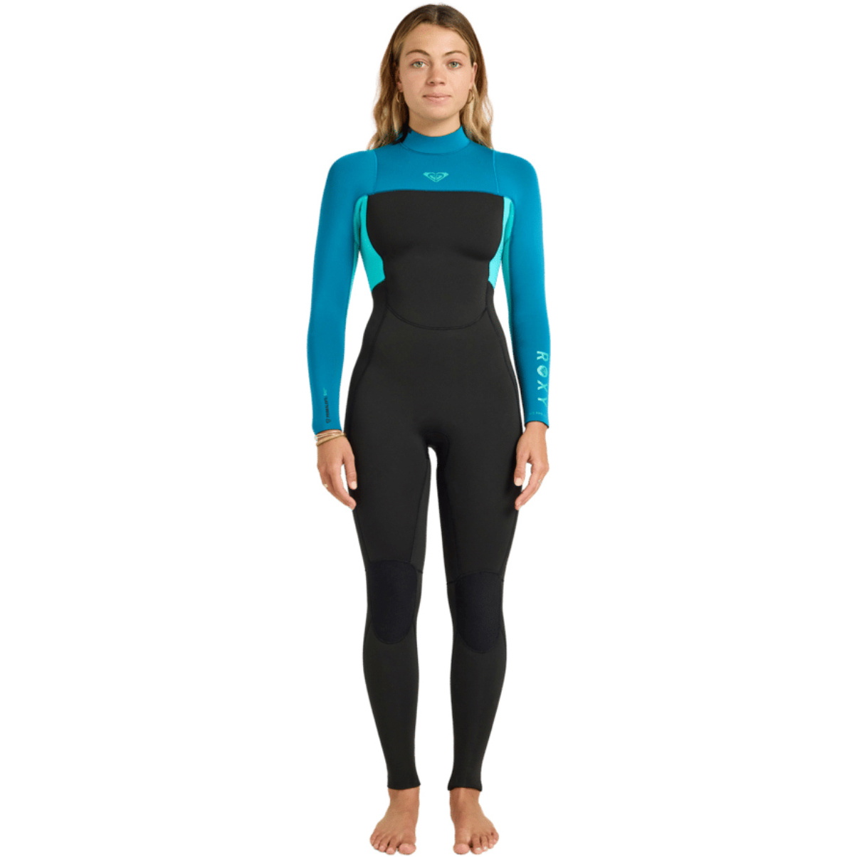 2026 Roxy Womens Prologue+ 4/3mm Back Zip Wetsuit 26BW213516 - Baltic